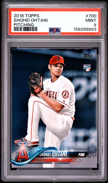 Baseball Topps Shohei Ohtani 2018 Topps Pitching Rookie #700 PSA 9