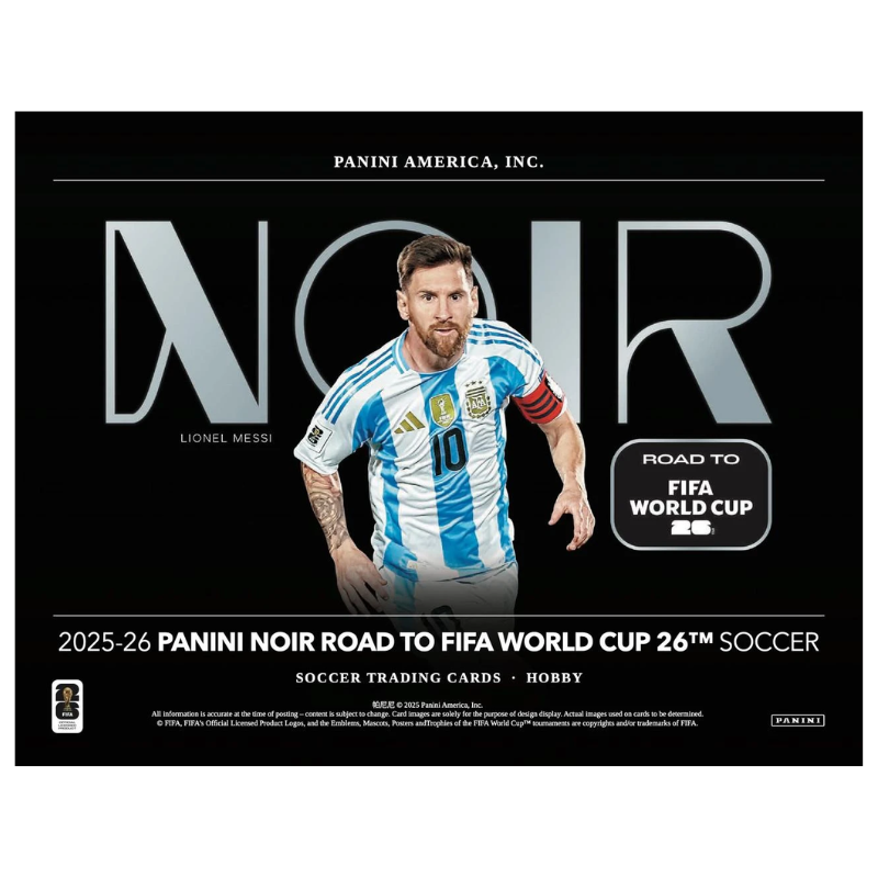 2025/26 Panini Noir Road To World Cup Soccer Hobby Box
