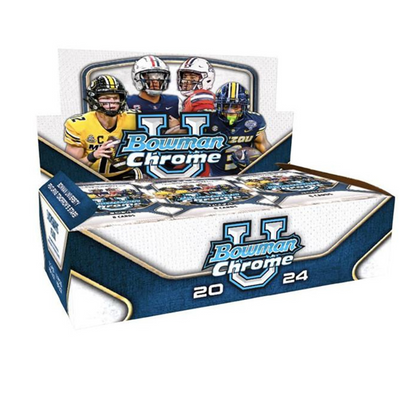 Baseball Bowman 2024 Bowman University Chrome Football Jumbo Box