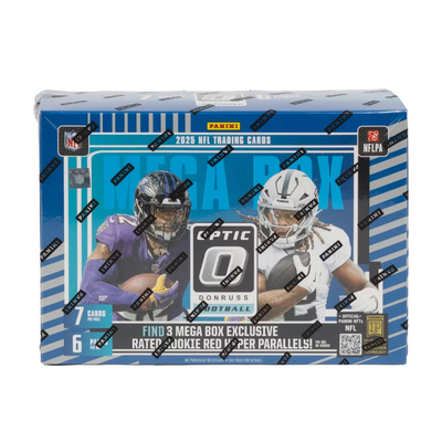 Football Panini 2025 Panini Donruss Optic Football Hobby Mega 20 Box Case