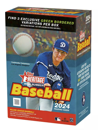 Baseball Topps 2024 Topps Heritage High Number Baseball Blaster 40 Box Case