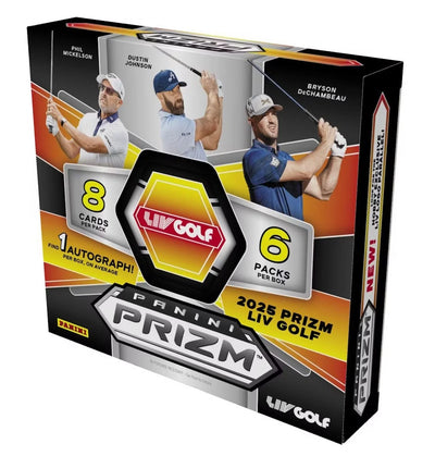 Golf Panini 2025 Panini Prizm Liv Golf Hobby 16 Box Case