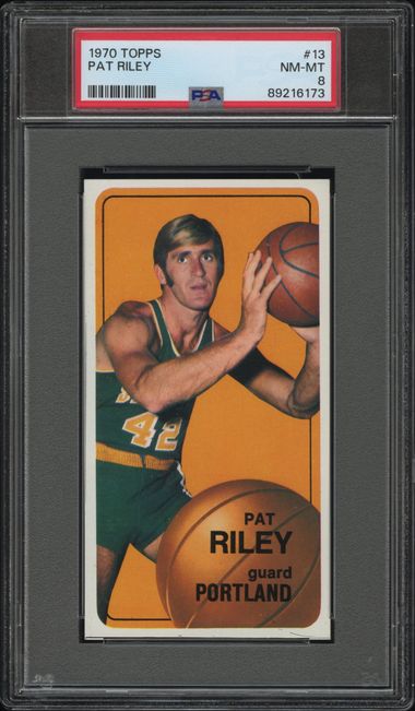 Basketball Topps Pat Riley 1970 Topps #13 PSA 8