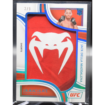 UFC MMA Panini 2023 Panini Immaculate UFC - Jack Della Maddalena Jm-Jdm - Jumbo Mem Shorts /9