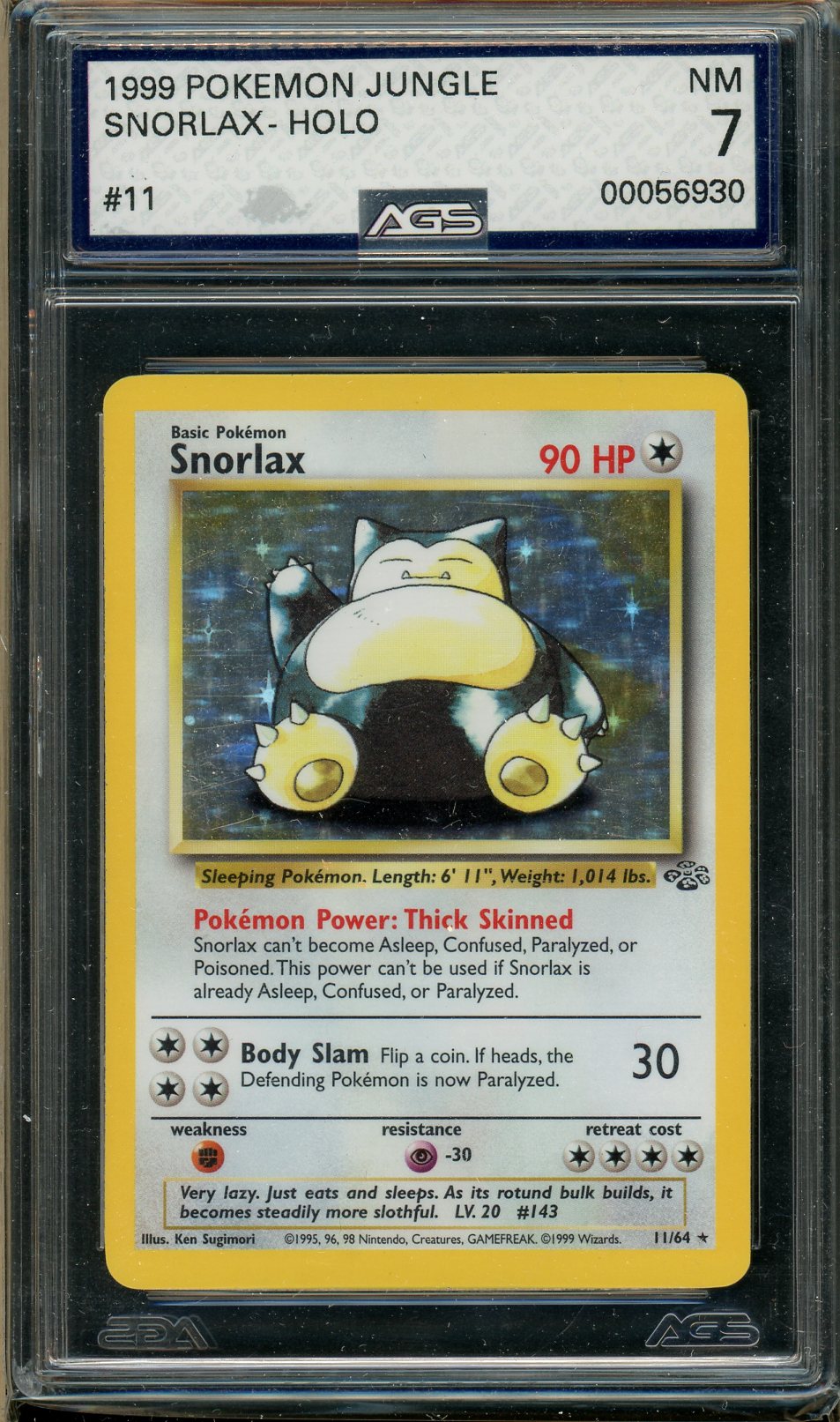 Ags (Nm 7) Snorlax #11 - Jungle (#00056930)