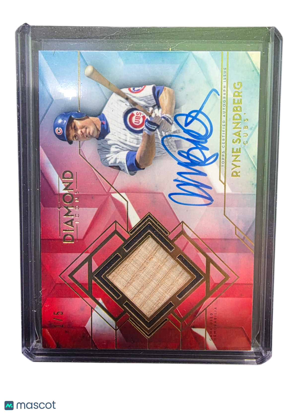 Baseball Topps 2020 Topps Diamond Icons Baseball Ryne Sandberg Red / 5 Relic