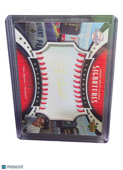 Sports Upper Deck 2007 Upper Deck Sweet Spot Classic Signatures Yogi Berra #Sps-Yb 23/75
