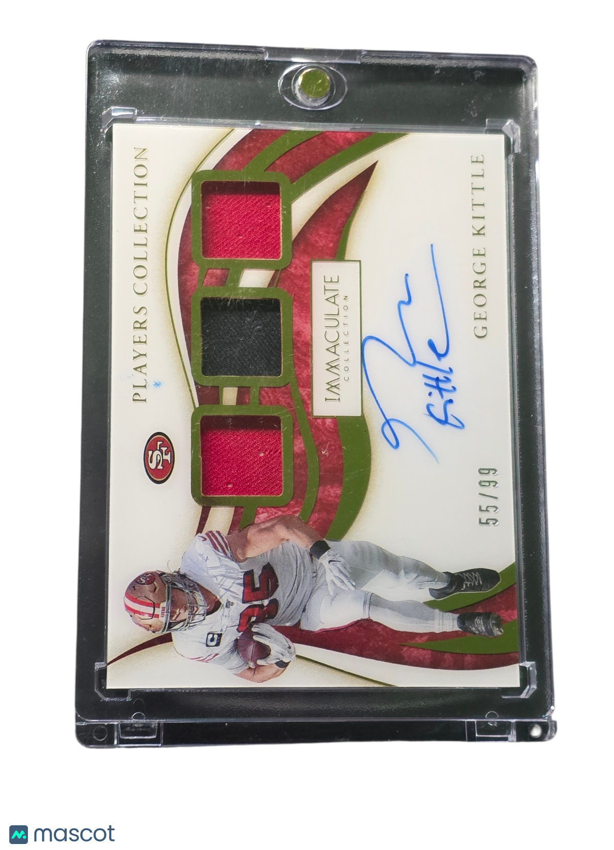 UFC MMA Panini 2020 Panini Immaculate Collection Players George Kittle #Pc-Gk 55/99 Patch