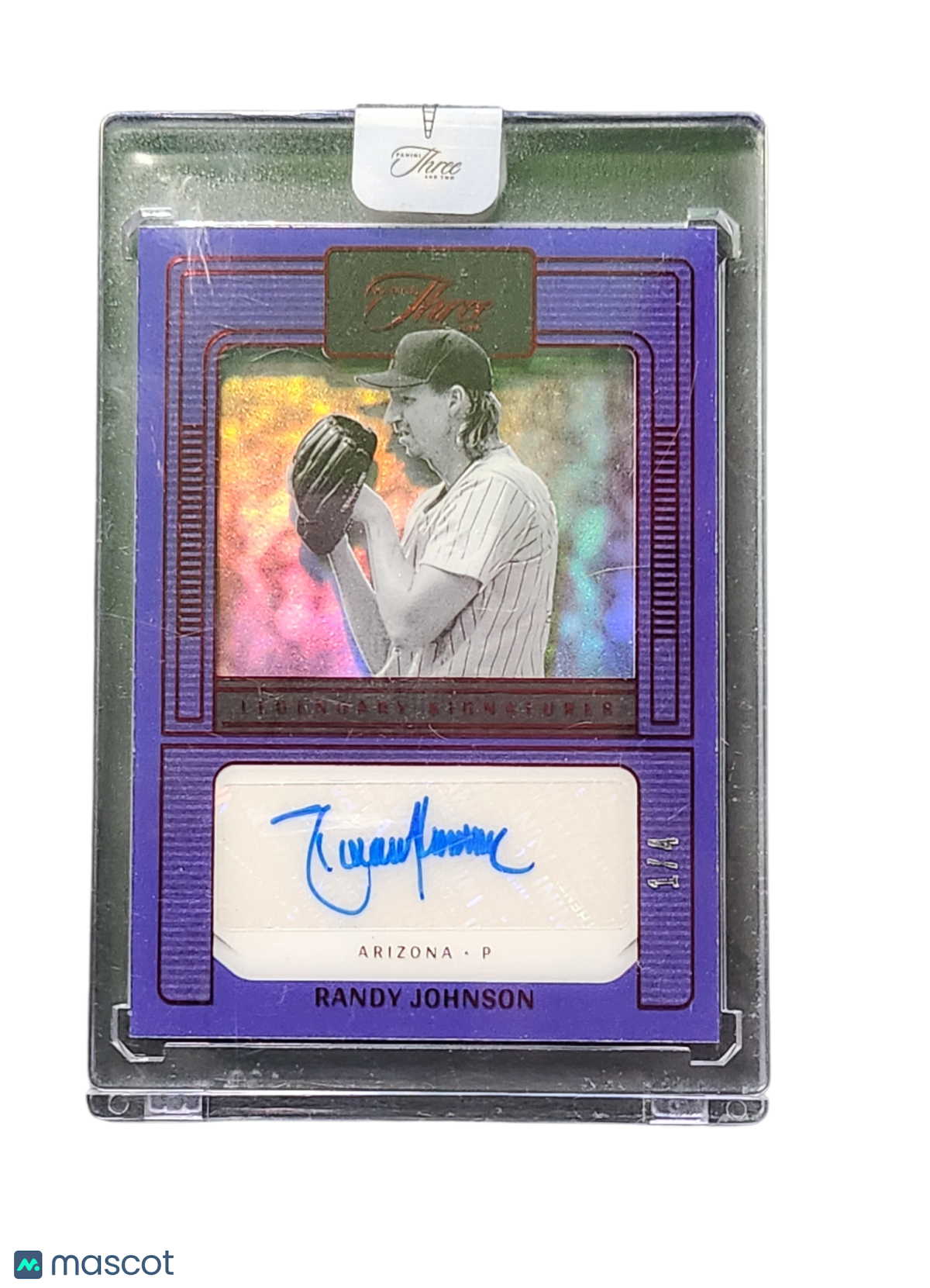 Sports Panini 2023 Panini Three And Two Lone Star Signatures Randy Johnson #Ls-Rj Purple