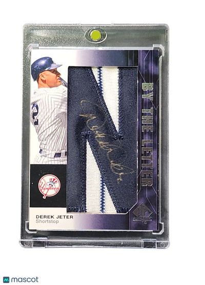 Sports Upper Deck 2008 Upper Deck SP Authentic By The Letter Derek Jeter #Bl-Dj Patch