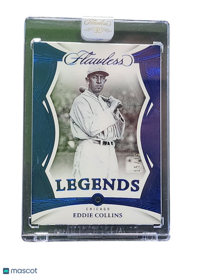 Baseball Panini 2025 Panini Flawless Baseball Legends Eddie Collins #73 15/15