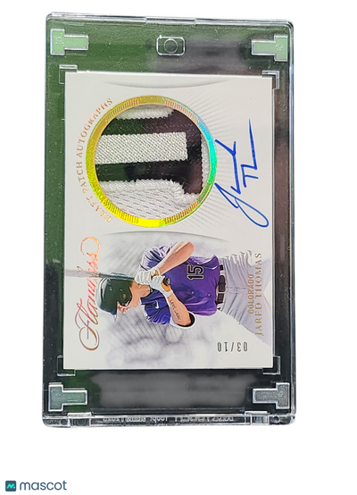 Sports Panini 2025 Panini Flawless Jared Thomas #DP-Jt The Diamond