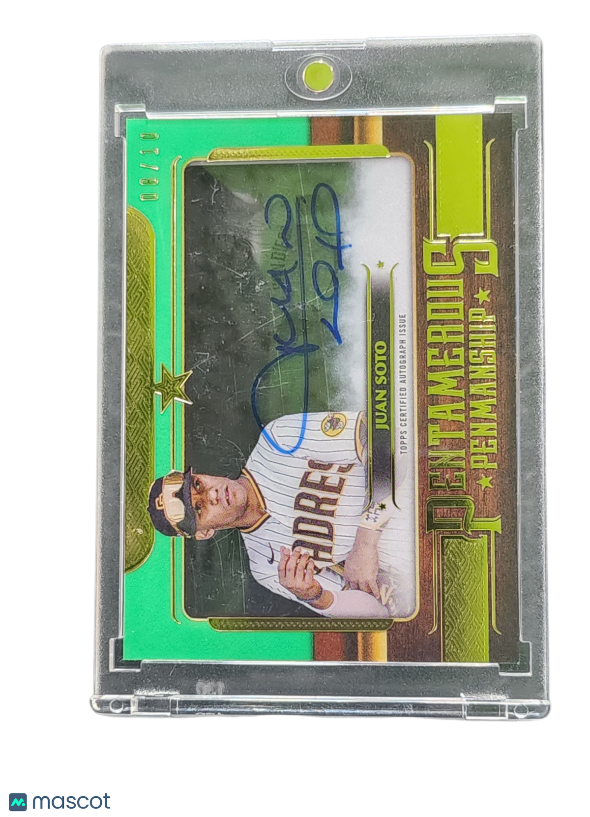 Sports Topps 2023 Topps Five Star Pentamerous Penmanship Juan Soto #Pp-Js Green 08/10