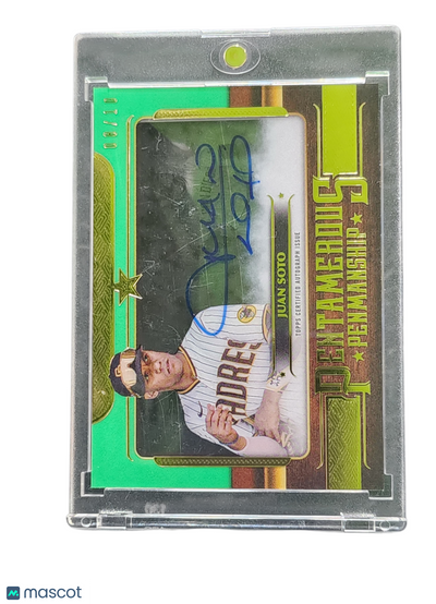 Sports Topps 2023 Topps Five Star Pentamerous Penmanship Juan Soto #Pp-Js Green 08/10