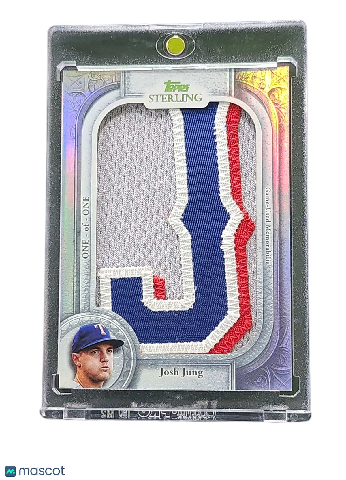 Baseball Topps 2025 Topps Sterling Josh Jung #Tsjlp-Jj Game-Used Jersey Letter Patch Card