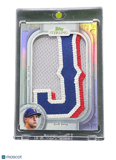 Baseball Topps 2025 Topps Sterling Josh Jung #Tsjlp-Jj Game-Used Jersey Letter Patch Card