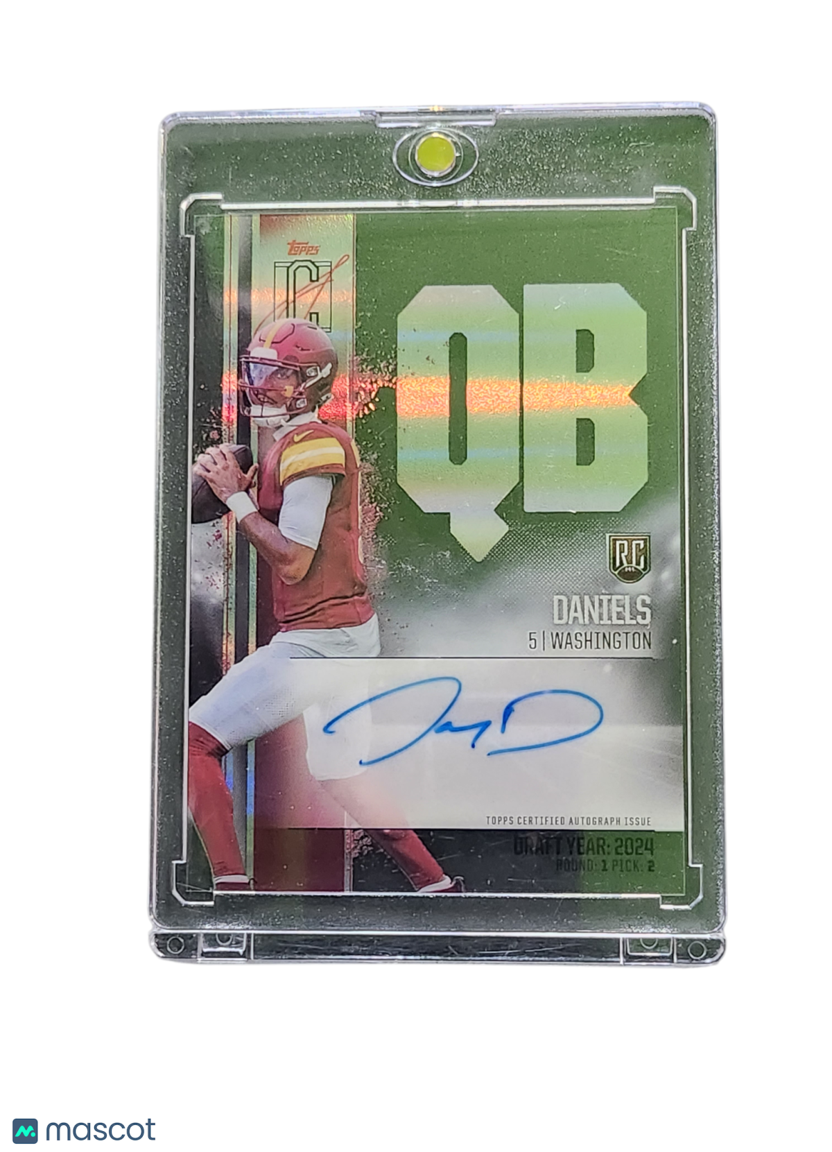 Sports Topps 2024 Topps Signature Jayden Daniels #Rcc-Jd Rookie Crystal Clear Variation Rc