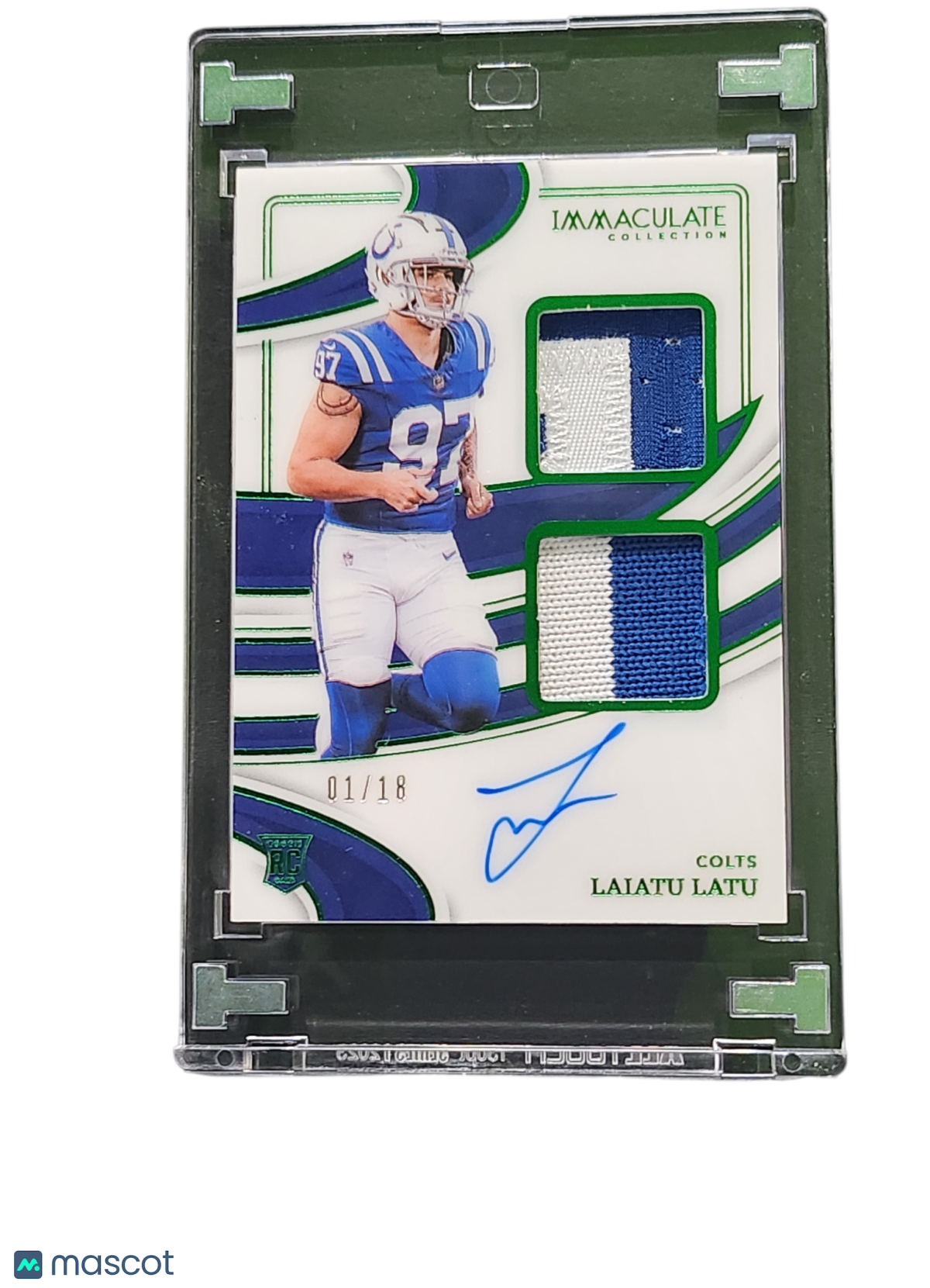 UFC MMA Panini 2024 Panini Immaculate Collection Laiatu Latu #Ispr-Llu 01/18 Patch
