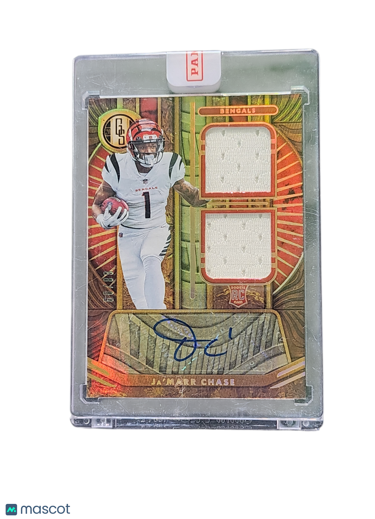 Sports Panini 2021 Panini Gold Standard Ja'Marr Chase #253 Dual Patch Rc 88/99 Memorabilia