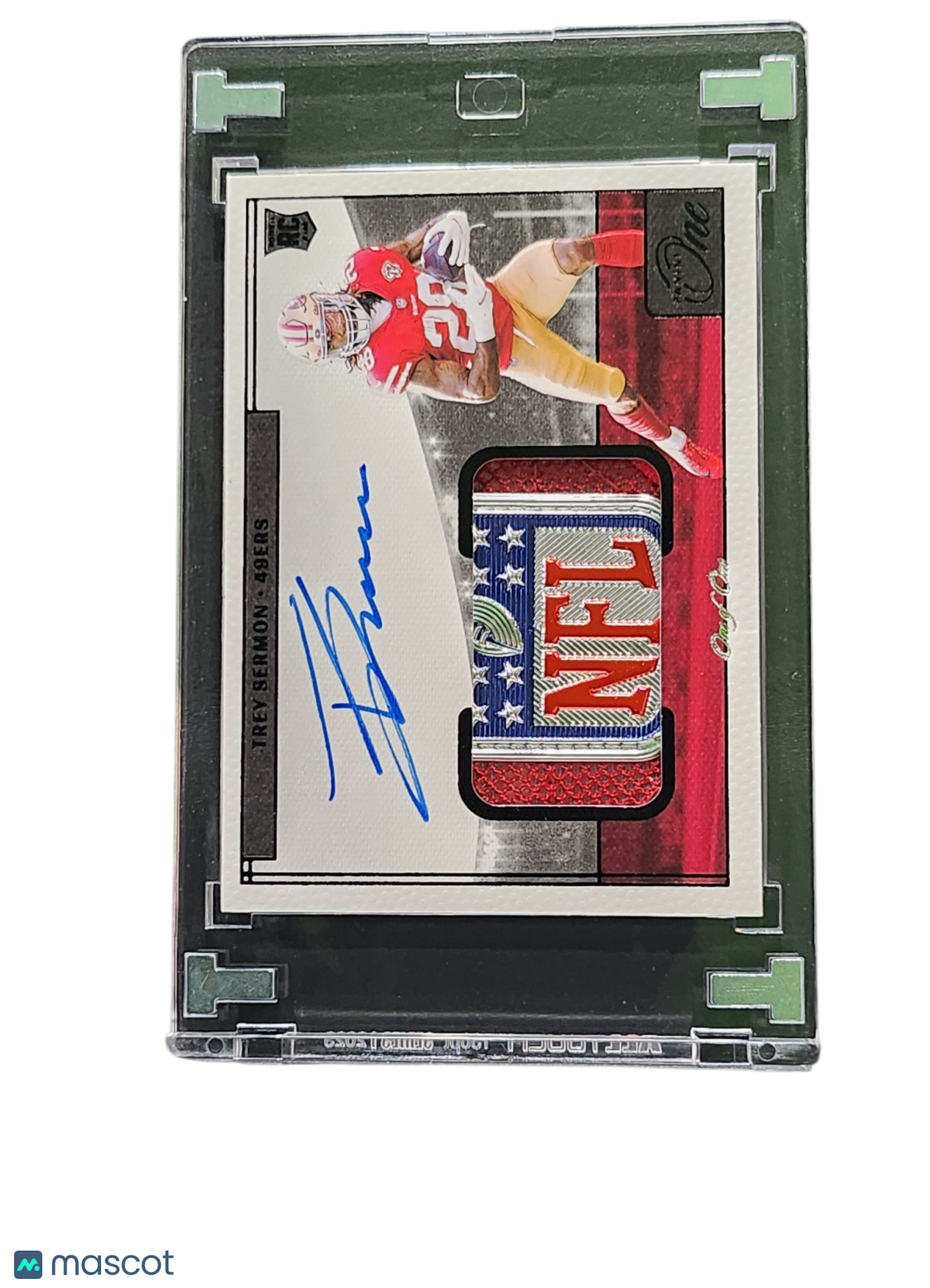 Football Panini 2022 Panini One Trey Sermon #22 Rc NFL Shield Patch