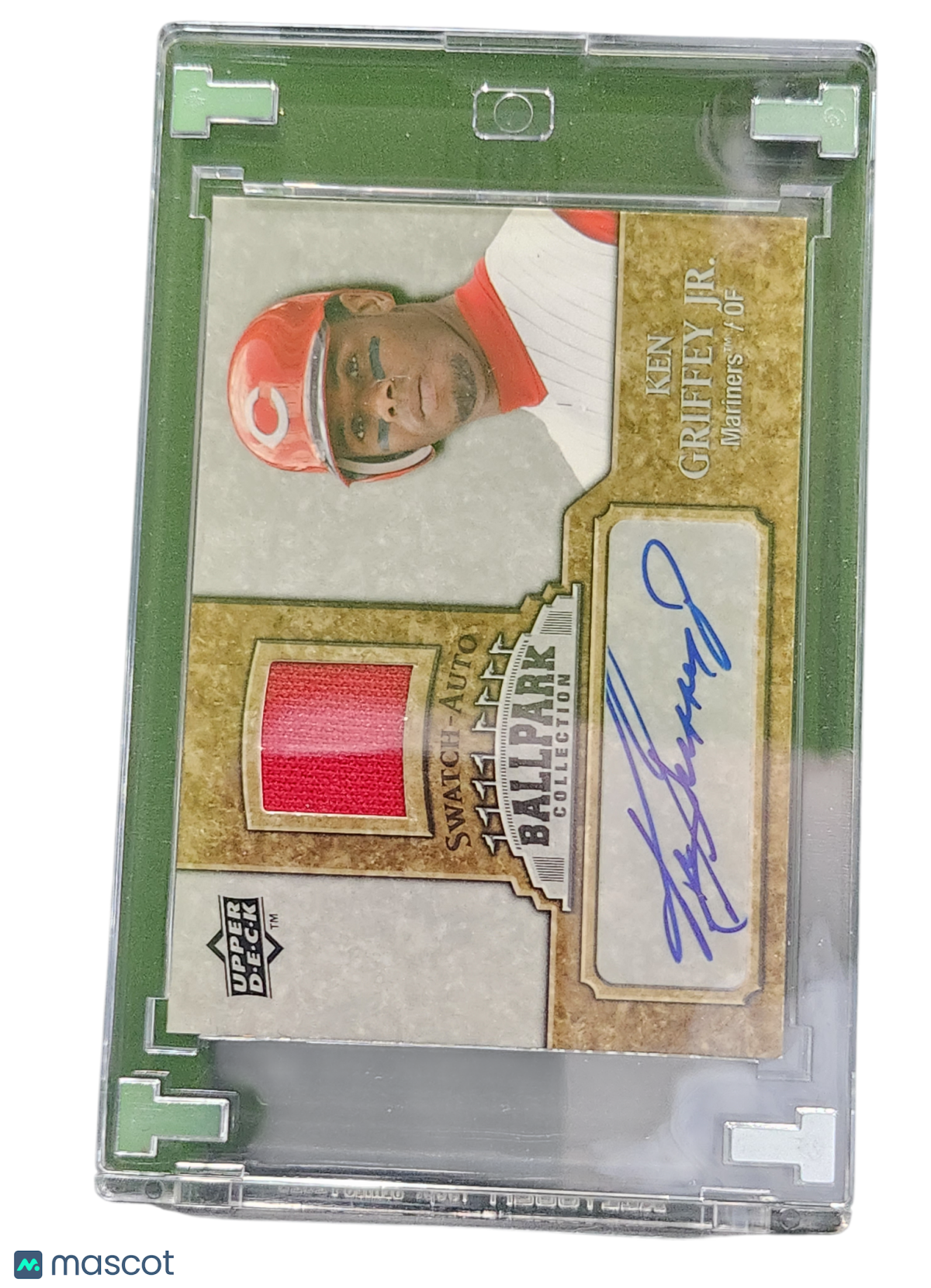 Baseball Upper Deck 2009 Upper Deck Ballpark Ken Griffey Jr. #Ja-Kg Swatch-Auto Game-MLB Memorabilia