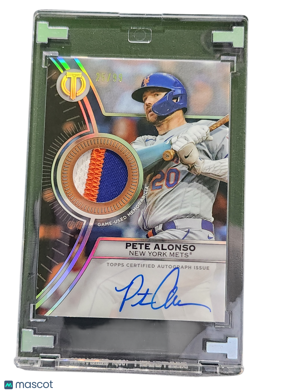 Sports Topps 2025 Topps Tribute Tribute To Threads Pete Alonso #Ttta-Pete Auto Relic Game-