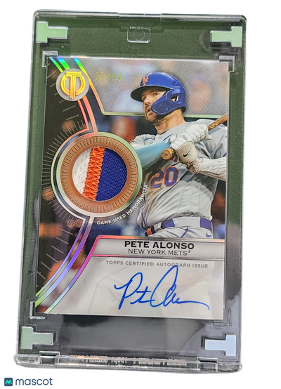 Sports Topps 2025 Topps Tribute Tribute To Threads Pete Alonso #Ttta-Pete Auto Relic Game-