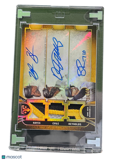 Sports Topps 2024 Bryan Reynolds Ke'Bryan Hayes Oneil Cruz Auto Relic Combo -Used Memorabilia