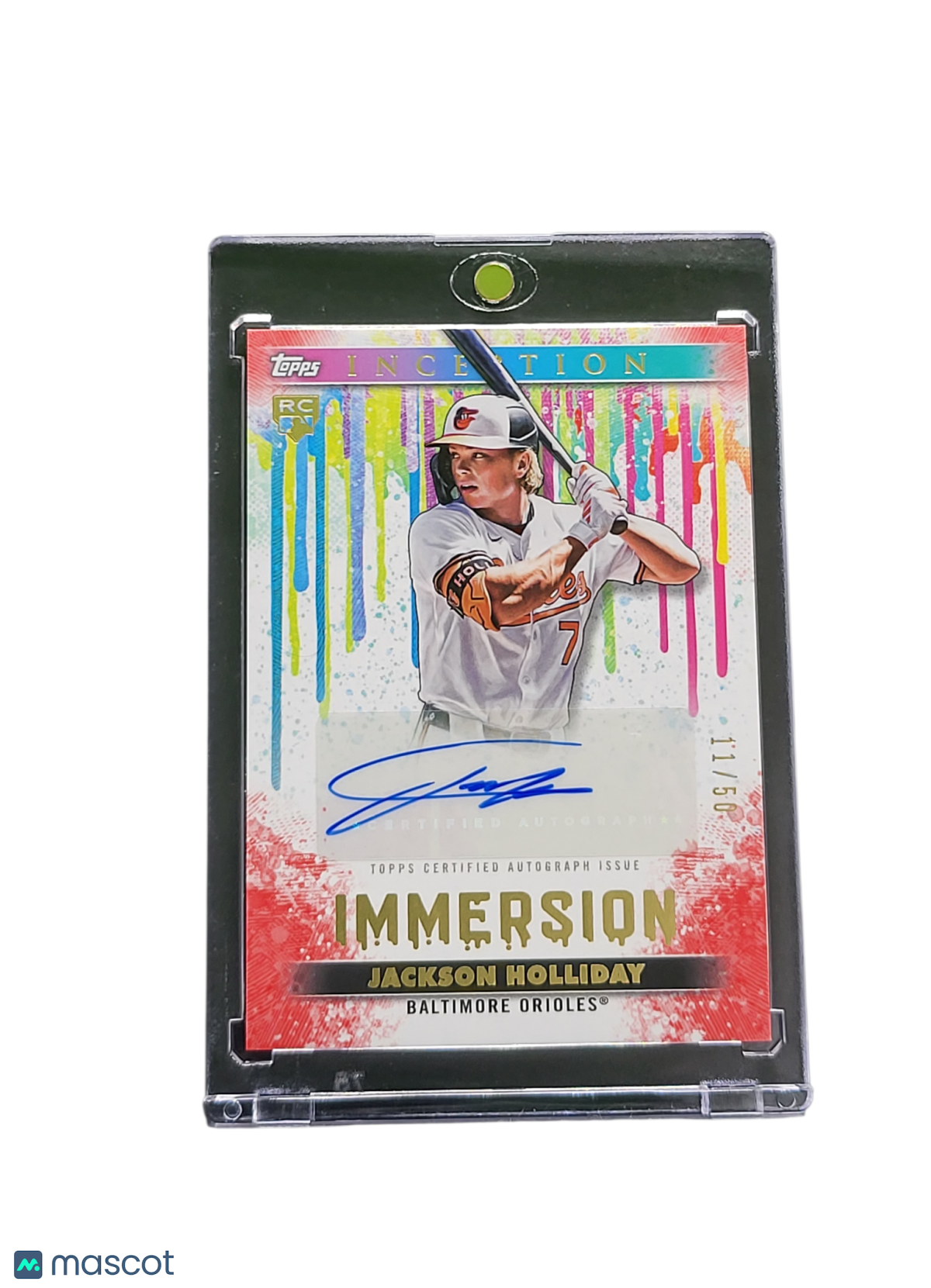 Sports Topps 2024 Topps Inception Immersion Jackson Holliday #Ia-Jh 11/50 Rc