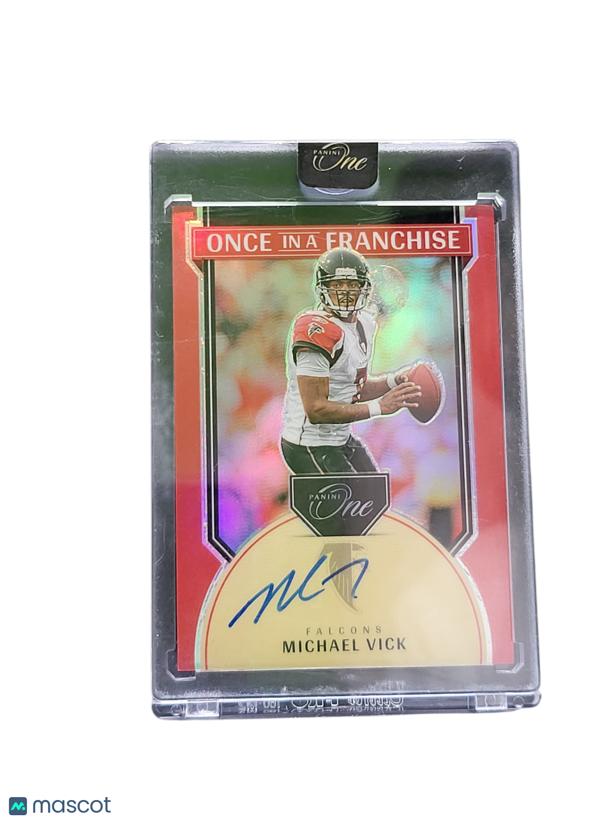 Sports Panini 2025 Panini One Prizm Once In A Franchise Michael Vick #352 Red 18/60