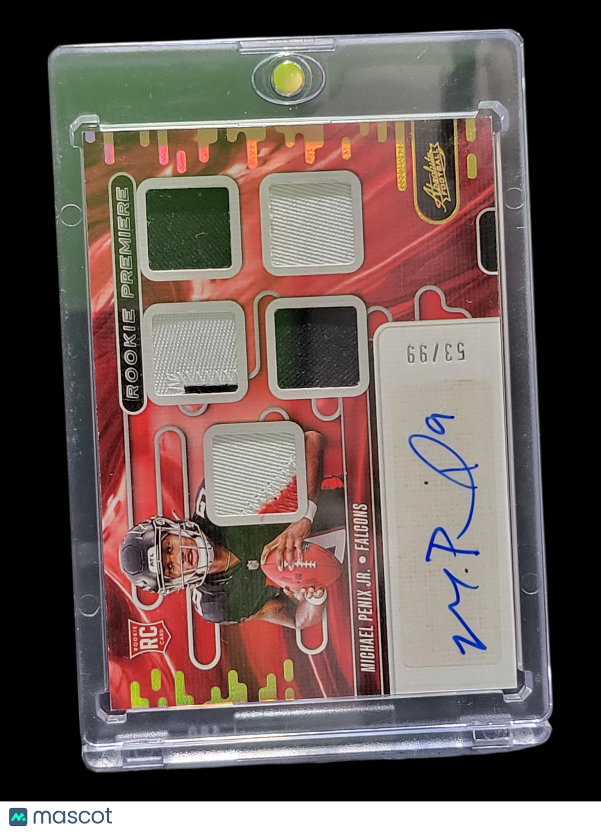Sports Panini 2024 Panini Football Rookie Premiere Auto Michael Penix Jr. #Rpma-Mpj Patch Rc