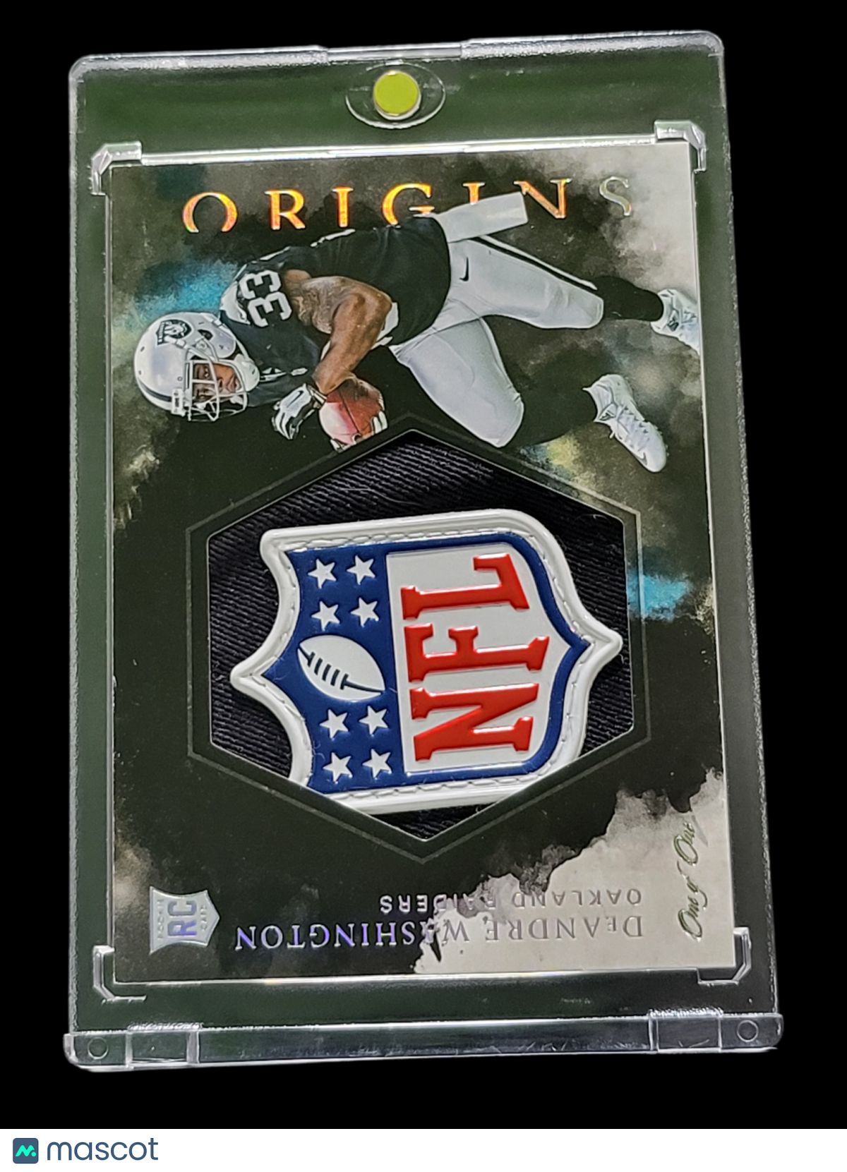 Football Panini 2016 Panini Deandre Washington #Rjj-Dw One Of One Player-Worn Shield Patch Rc