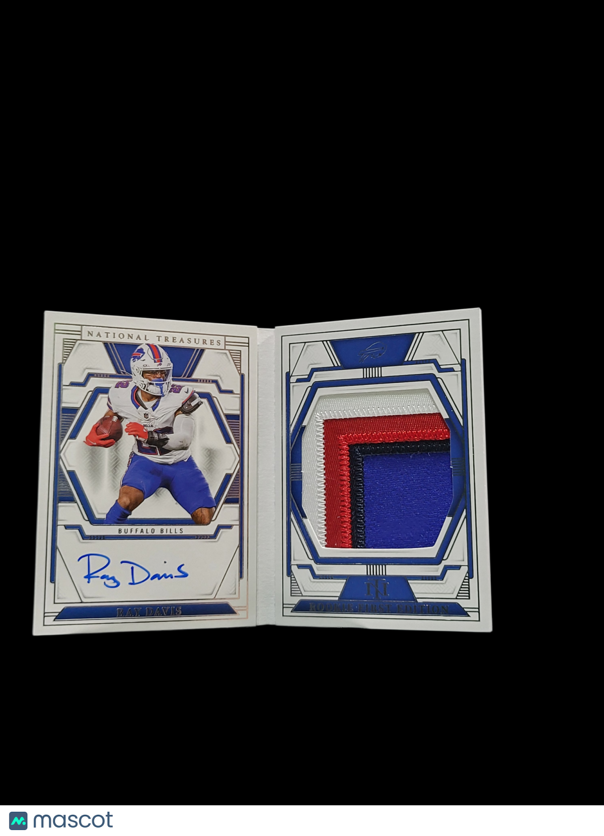 Sports Panini 2025 Panini National Treasures Rookie Ray Davis #Rfes-Rds Patch Booklet Rc /99