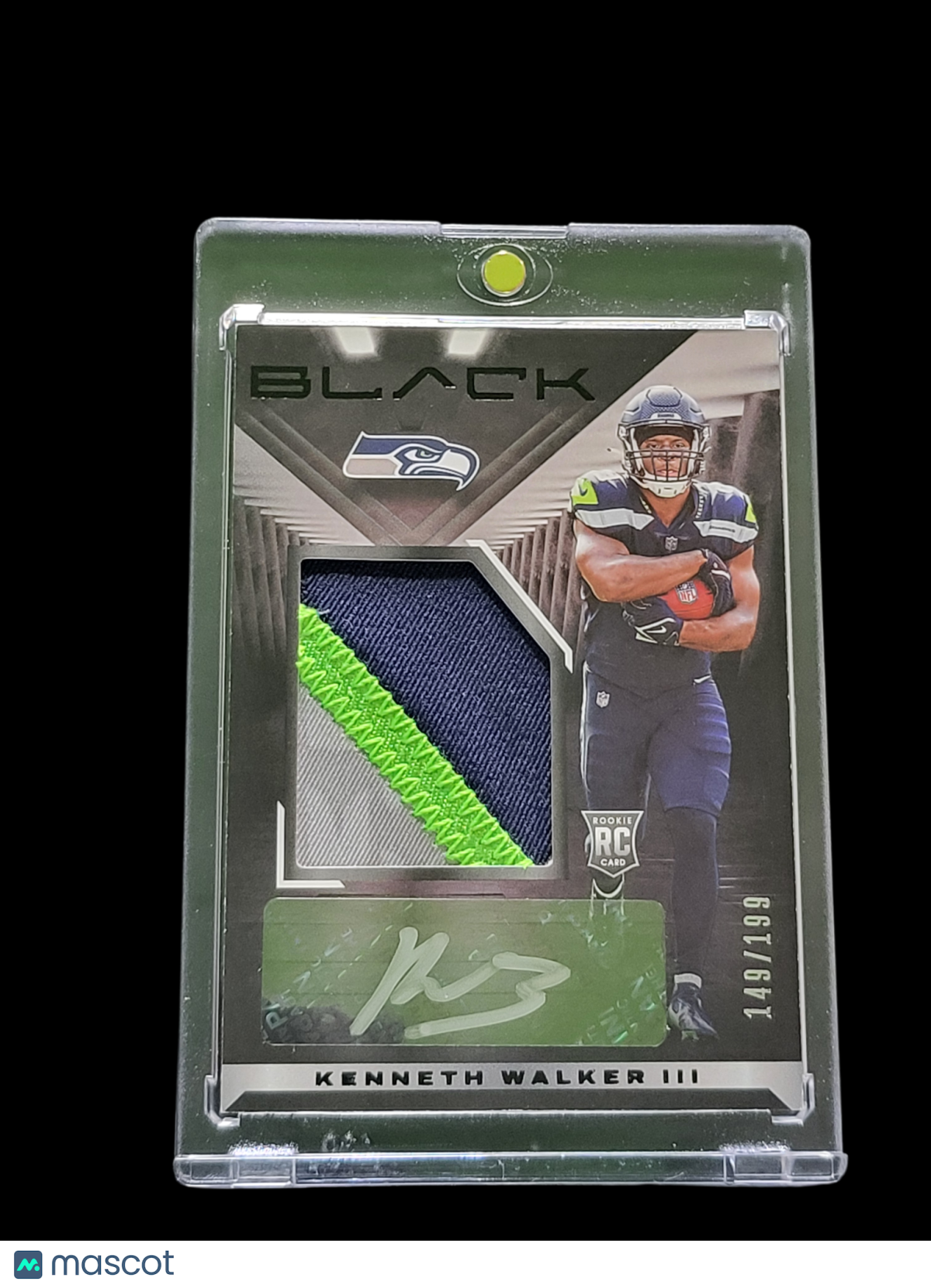 Sports Panini 2022 Panini Black Kenneth Walker Iii #208 Patch 149/199 Rc