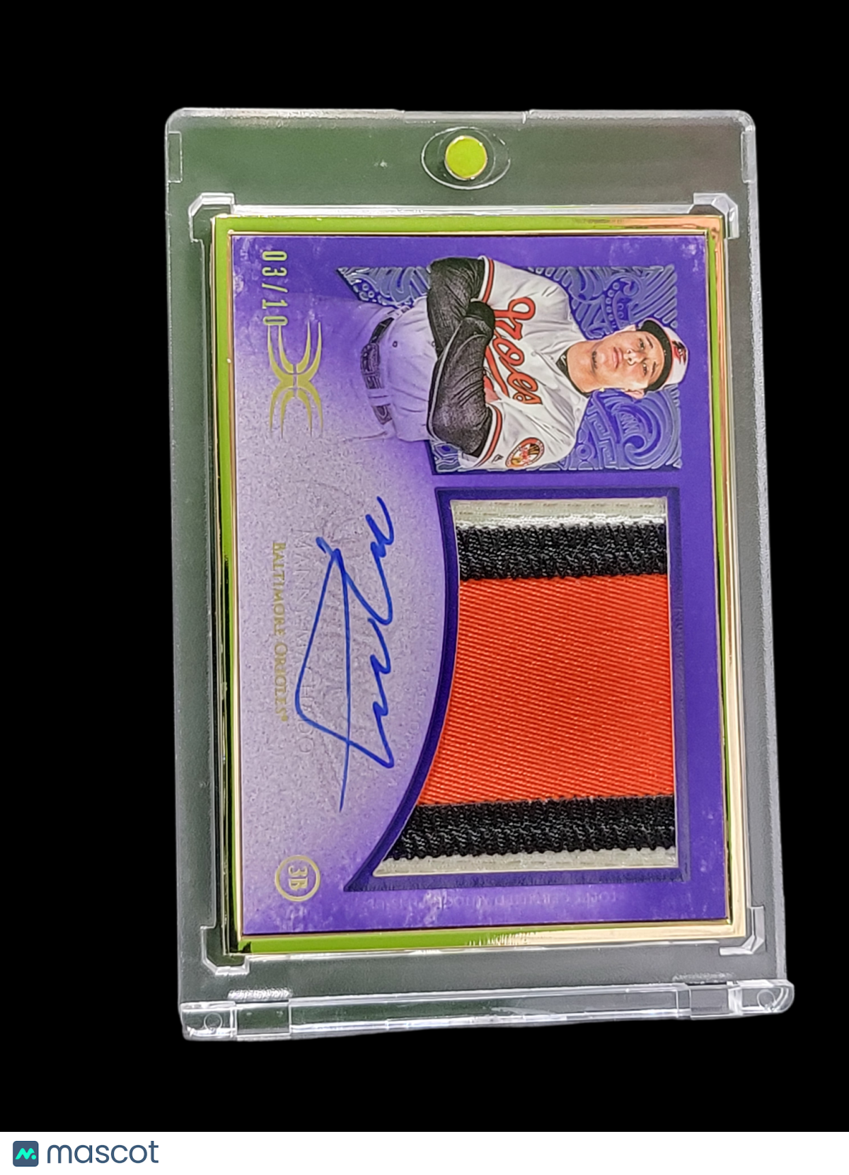 Sports Topps 2017 Topps Definitive Collection Manny Machado #Dfap-Mm Purple Auto 03/10 Patch