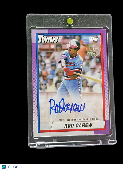 Baseball Topps 2025 Topps Baseball 1990 Auto Card Rod Carew #Rc Topps Certified Auto Rc