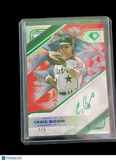 Sports Topps 2025 Topps Diamond Icons Craig Biggio #Wpa-Cb White Polychromatink 5/5