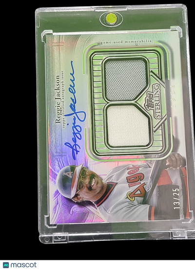 Sports Topps 2023 Topps Reggie Jackson #Ssa-Rja Game-Used Auto Relic Card /25 Dual