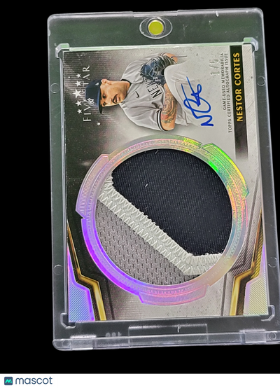Sports Topps 2024 Topps Nestor Cortes #Fsjp-Nc Patch /6 Auto Jumbo Card Game-Used Memorabilia