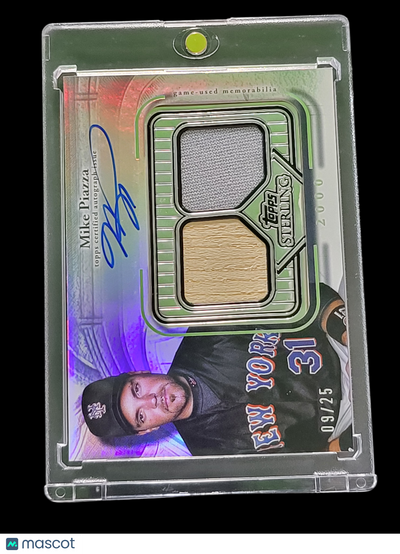 Sports Topps 2023 Topps Sterling Auto Relic Card Mike Piazza #Ssa-MP /25 -Used Jersey Relic