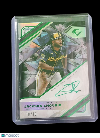 Sports Topps 2025 Topps Diamond Icons Jackson Chourio #Wpa-Jc White Polychromatink 10/10