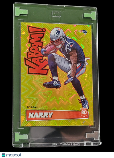 Sports Panini 2019 Panini Absolute Kaboom! N'Keal Harry #K-Nk Gold Rc 01/10