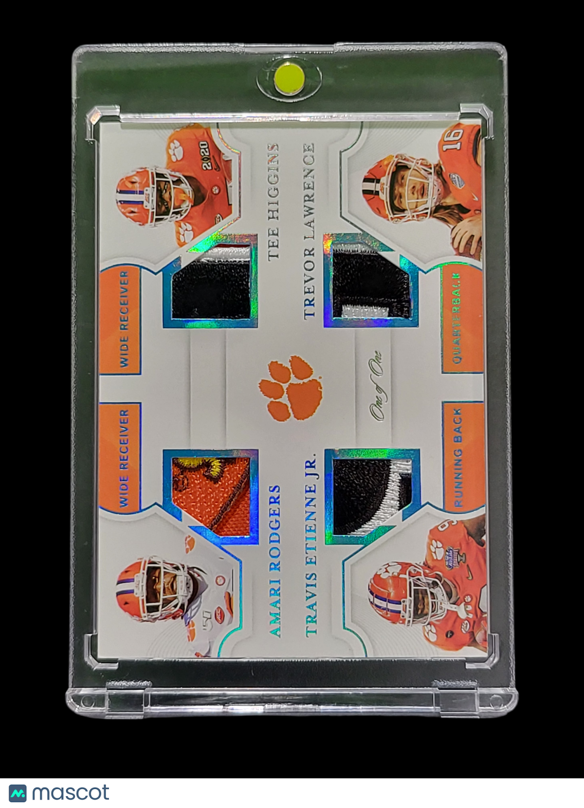 Sports Panini 2021 Panini Tee Higgins Trevor Lawrence Amari Rodgers Travis Etienne Jr. # 1/1