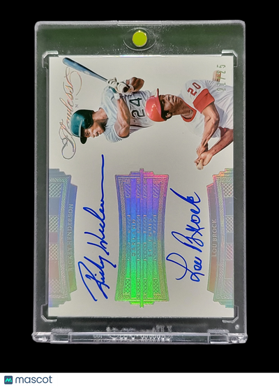 Sports Panini 2017 Panini Flawless Rickey Henderson Lou Brock #Fds-Rl Dual Autograph