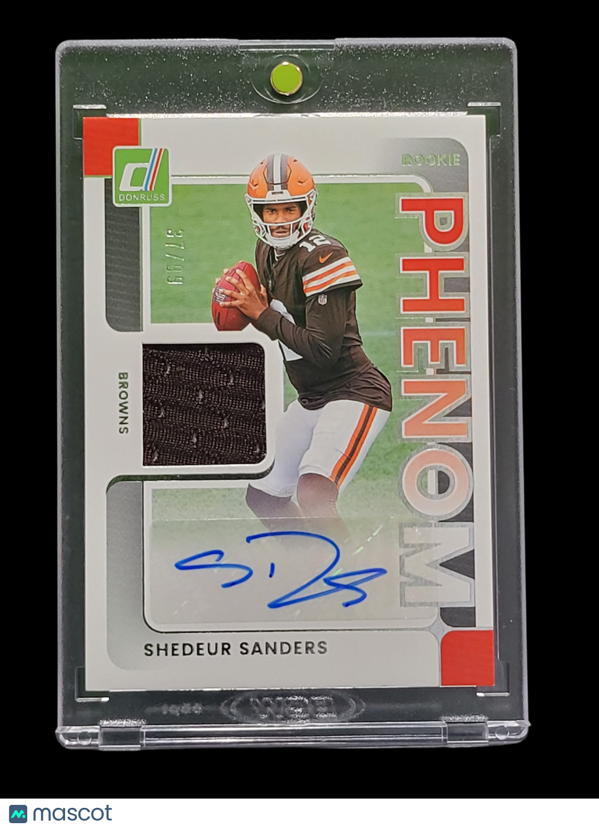 Sports Panini 2025 Panini Donruss Football Phenom Shedeur Sanders #Pja-Sss 37/99 Memorabilia