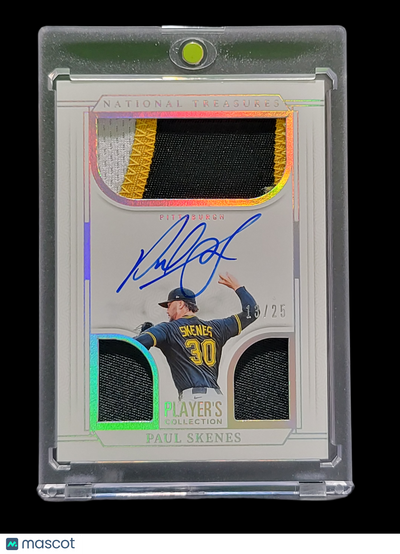 Baseball Panini 2025 Panini National Treasures Baseball Paul Skenes #Pc-Psk Patch /25