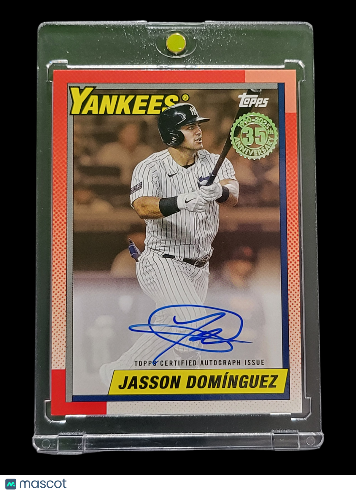 Baseball Topps 2025 Topps Baseball 1990 Auto Jasson DomíNguez #90as-Jd Orange Border 39/50