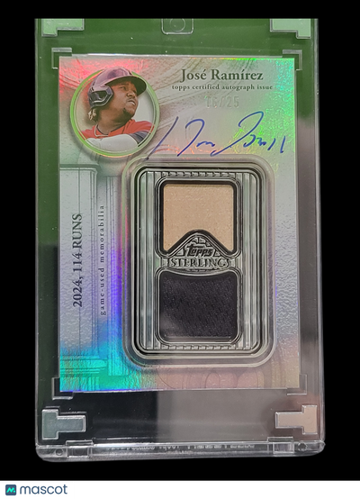 Baseball Topps 2025 Topps Sterling Baseball José RamíRez #Swa-Jrm Relic Memorabilia