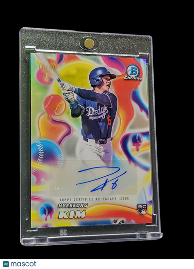 UFC MMA Topps 2025 Topps Bowman Chrome Melt Mashers Hye-Seong Kim #Mma-Hk Rc