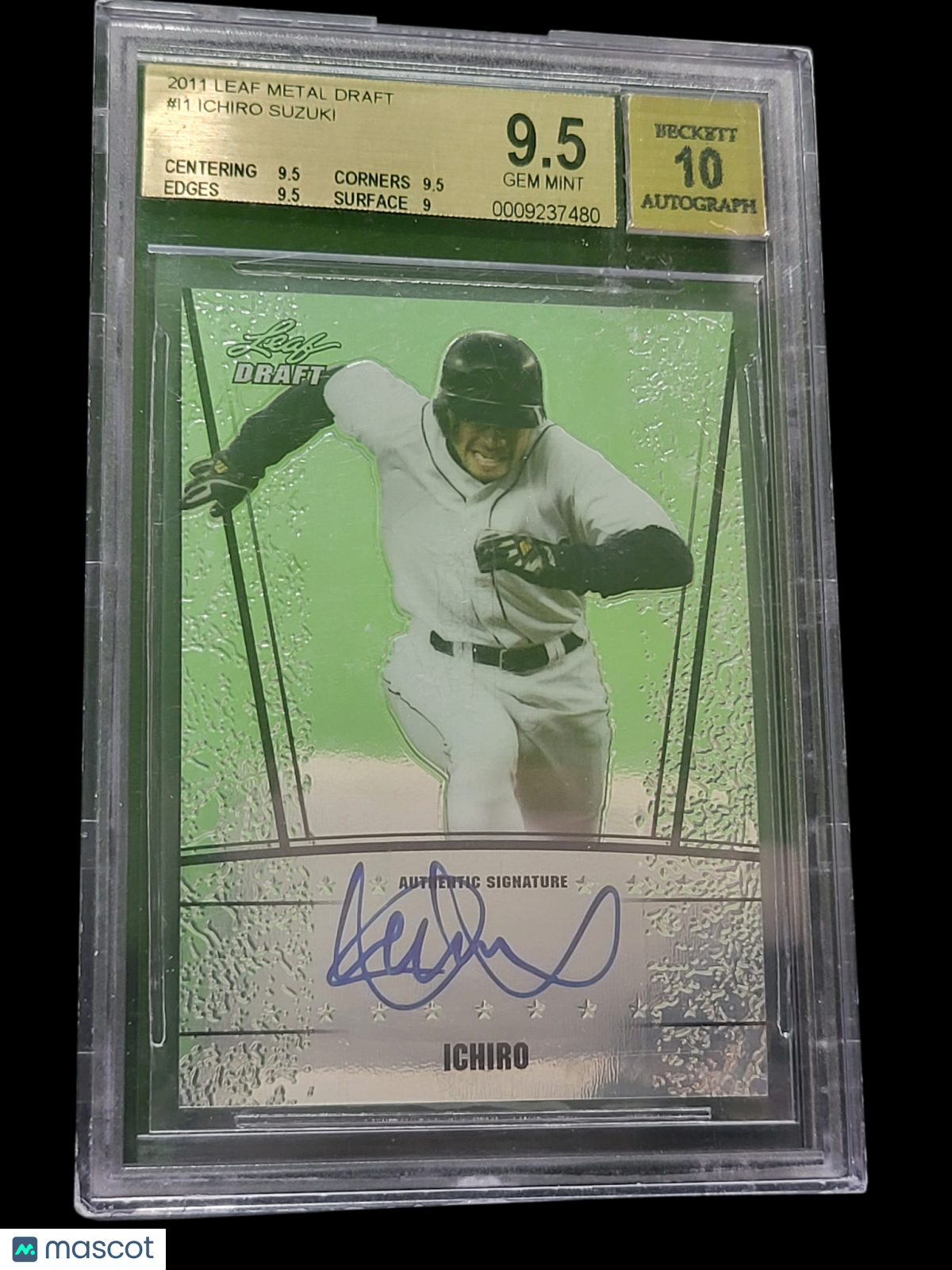 Sports 2011 Leaf Metal Draft Ichiro Suzuki #I1 BGS 9.5 Auto 10